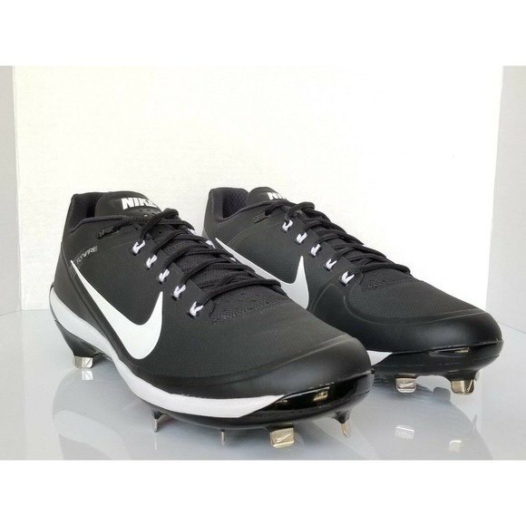 New Nike Max Air Clipper Metal Baseball Low Cleats Black 880261-010 Mens Size 14 - Picture 9 of 9